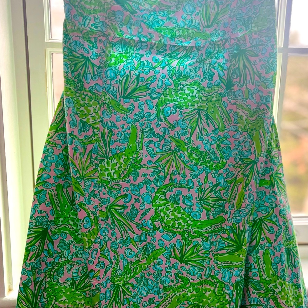 Bright Colors Lilly Pulitzer strapless Dress - size 10